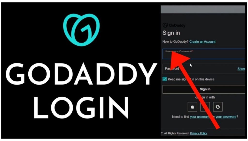 Go Daddy Login