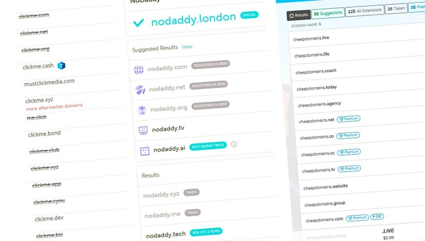 GoDaddy Alternative Domain Registration