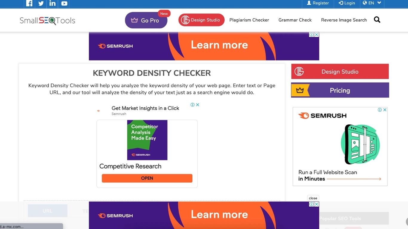 Zuhio Keyword Count Checker