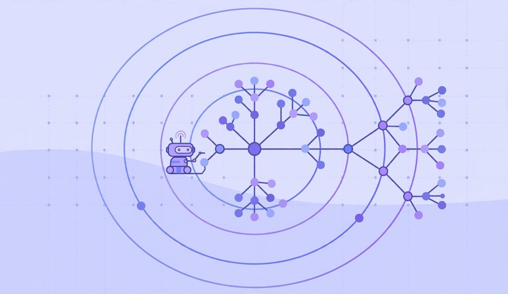 Search engine crawler following a website sitemap structure