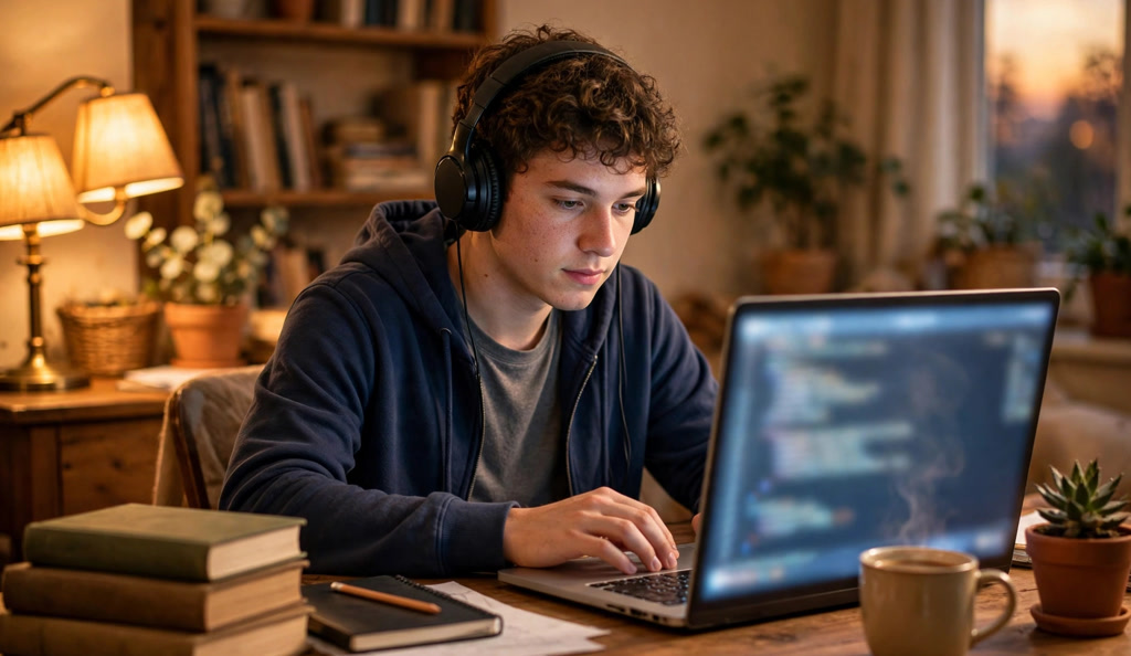 student learning to code on CodeHS