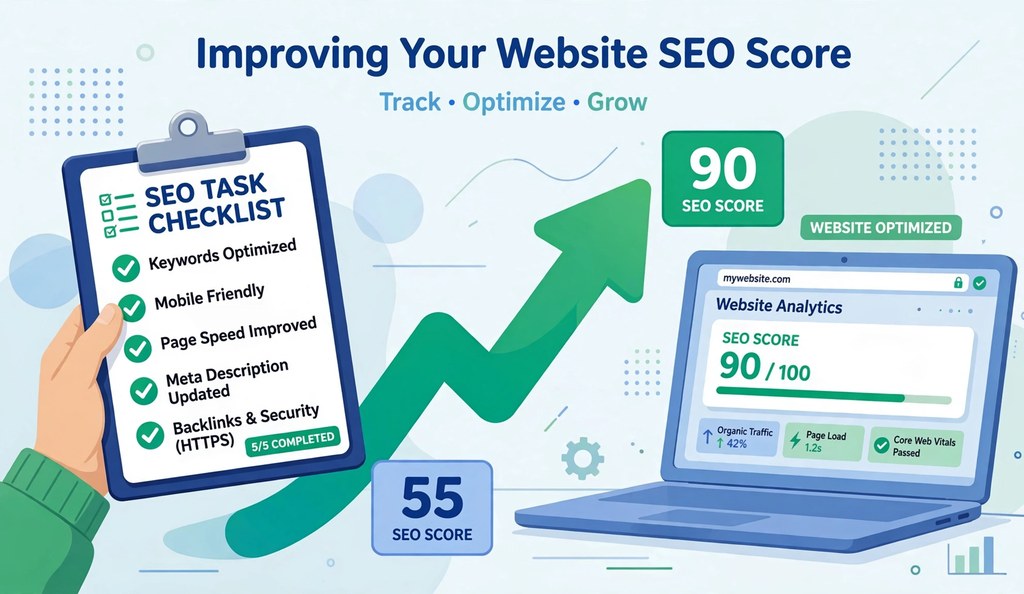 Step by step checklist to improve a low SEO score