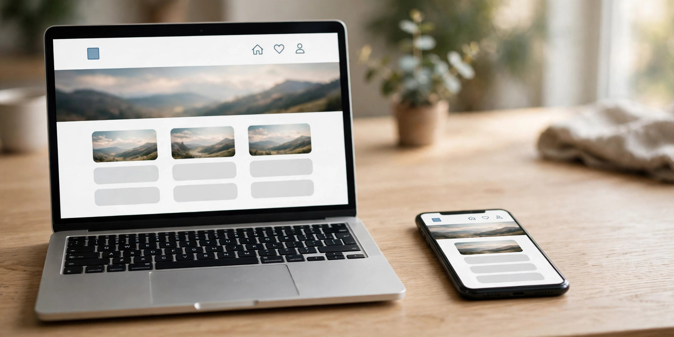Mobile and desktop website testing for grader score